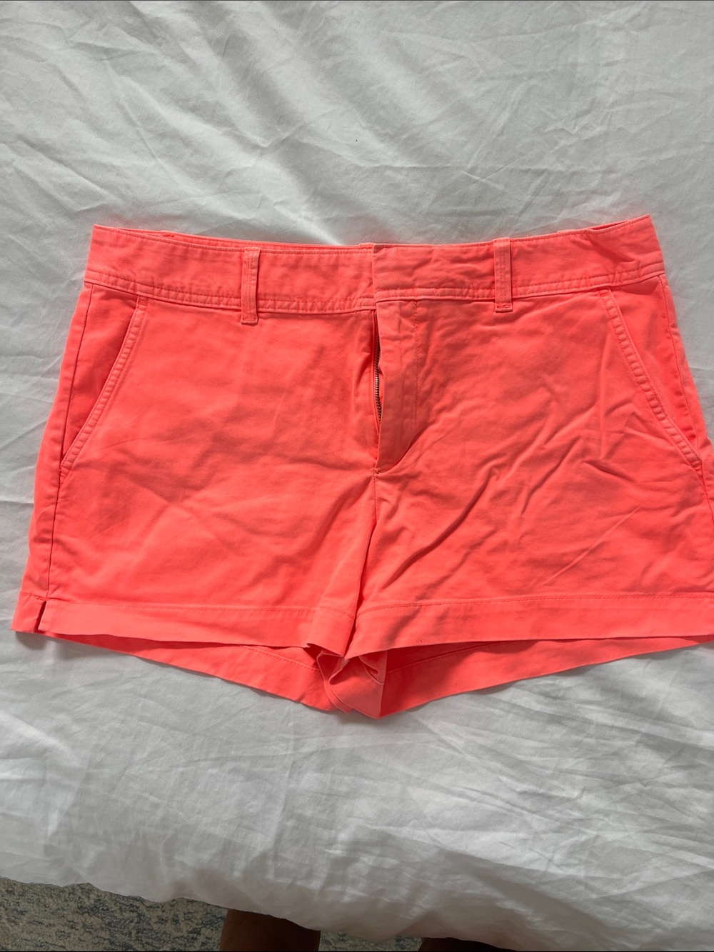 GAP Bright Coral Chino Bermuda Shorts 3”